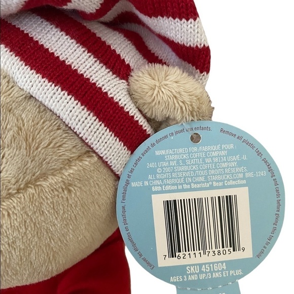 Starbucks | Vintage 2007 Collectible Bearista Bear Plush 68th Edition NW… - Picture 4 of 7